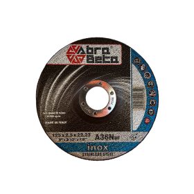 AbraBeta A36N acél/inox 125x2,5x22,23 25db/csomag