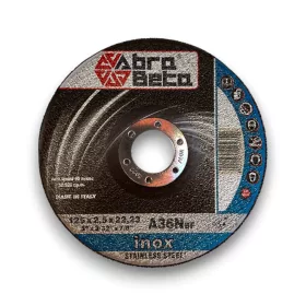 AbraBeta A36N acél/inox 125x2,5x22,23 25db/csomag
