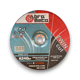 AbraBeta A24Q acél/inox 230x6,5x22,23 