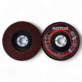   BSP FASTPLUS egyenes lamellás tárcsa 125 P120 | fa - acél | 10db/csomag