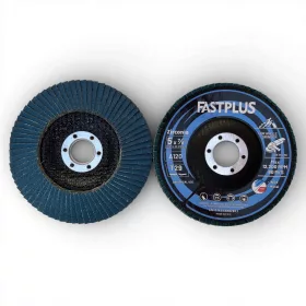   BSP FASTPLUS kúpos lamellás tárcsa 125 P120 | acél - Inox | 10db/csomag