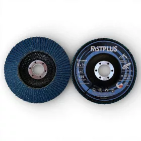   BSP FASTPLUS kúpos lamellás tárcsa 125 P40 | acél - Inox | 10db/csomag