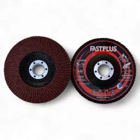   BSP FASTPLUS egyenes lamellás tárcsa 125 P80 | fa - acél | 10db/csomag