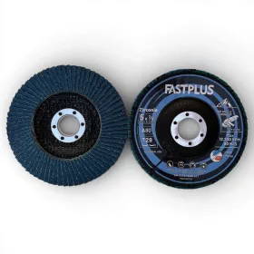   BSP FASTPLUS kúpos lamellás tárcsa 125 P80 | acél - Inox | 10db/csomag