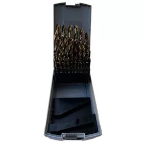   HSS-CO Kobaltos fém csigafúró készlet 25 db-os, 1-13 mm / 0,5 mm DIN338