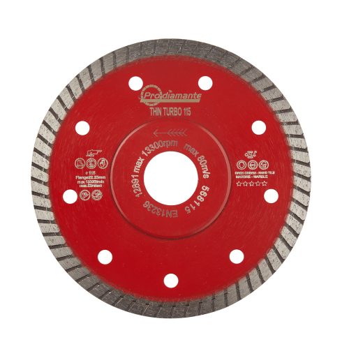 Prodiamante HPABFT115PRO7 vékony kerámiavágó gyémántkorong Ø115mm